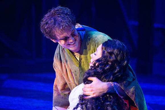 Theatre production performs Hunchback of Notre Dame in the Black Box theater.