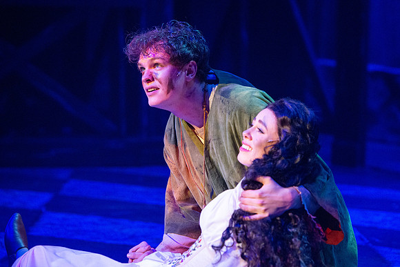 Theatre production performs Hunchback of Notre Dame in the Black Box theater.