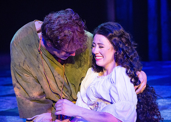 Theatre production performs Hunchback of Notre Dame in the Black Box theater.