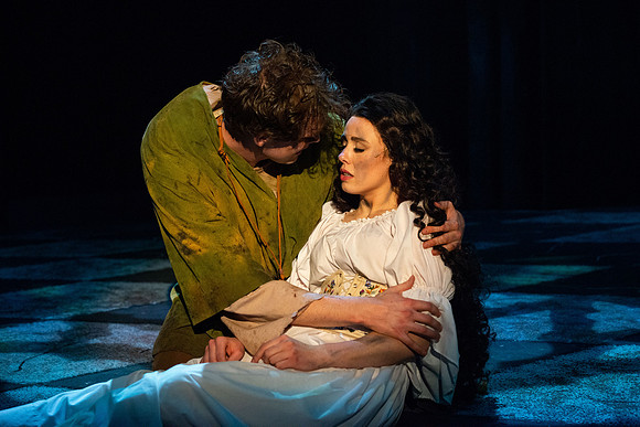 Theatre production performs Hunchback of Notre Dame in the Black Box theater.