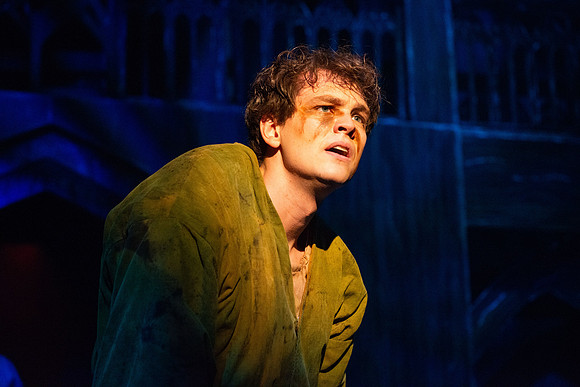 Theatre production performs Hunchback of Notre Dame in the Black Box theater.