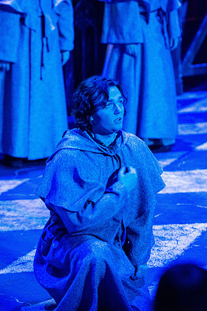 Theatre production performs Hunchback of Notre Dame in the Black Box theater.
