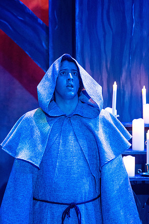 Theatre production performs Hunchback of Notre Dame in the Black Box theater.