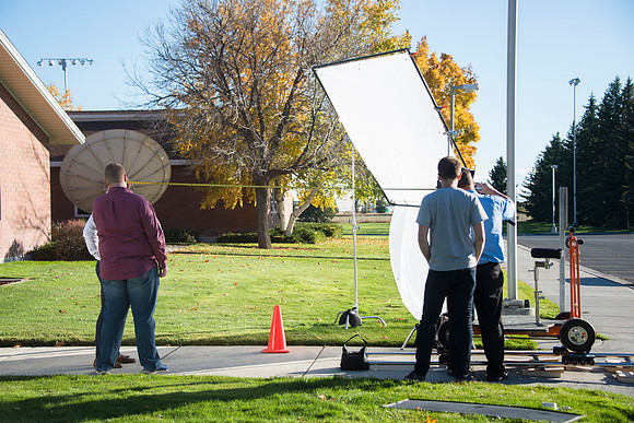 Stills and behind the scenes from the Wagon Box video production.