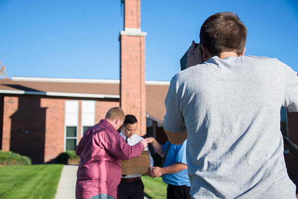 Stills and behind the scenes from the Wagon Box video production.