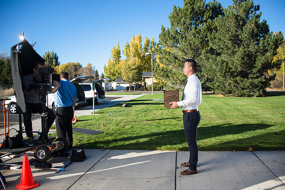 Stills and behind the scenes from the Wagon Box video production.