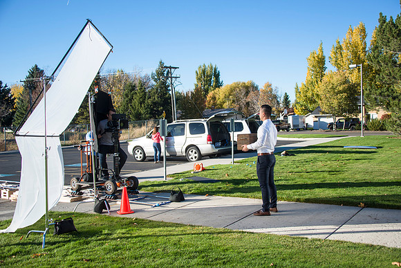 Stills and behind the scenes from the Wagon Box video production.
