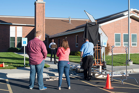 Stills and behind the scenes from the Wagon Box video production.