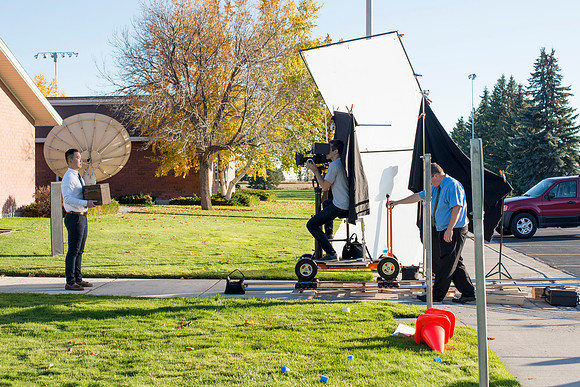 Stills and behind the scenes from the Wagon Box video production.