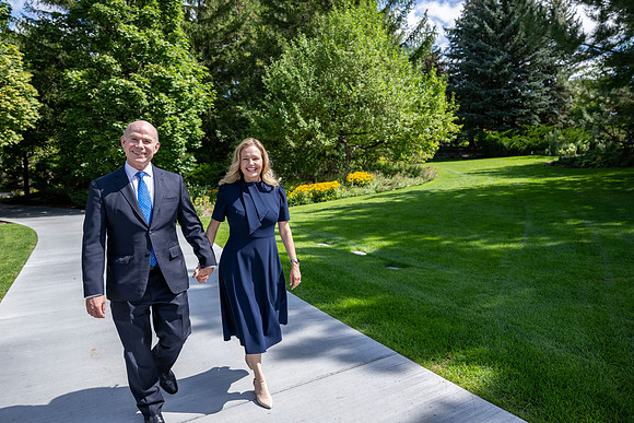 President and Sister Meredith Candid Portraits - Aug 2026