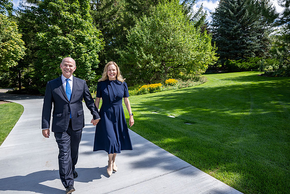President and Sister Meredith Candid Portraits - Aug 2026