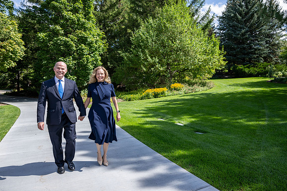 President and Sister Meredith Candid Portraits - Aug 2026