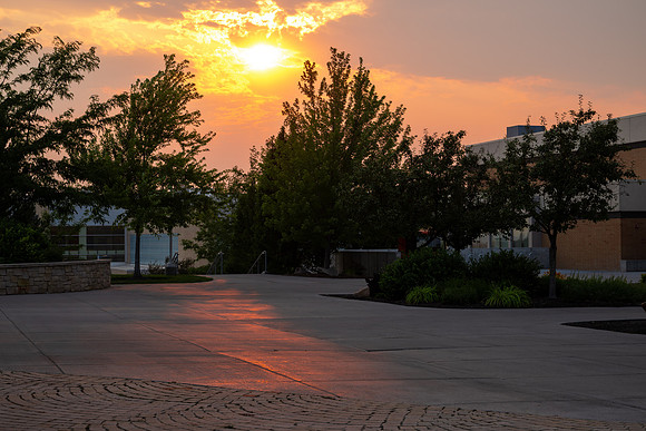 Manwaring Center Sunset - Aug. 2026