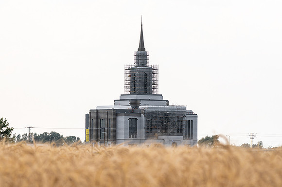 Teton Temple Construction - July 2026