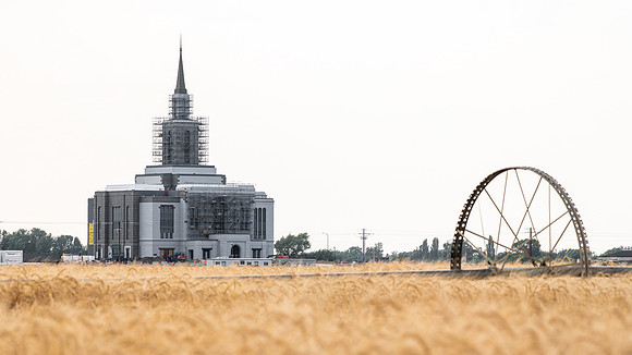 Teton Temple Construction - July 2026