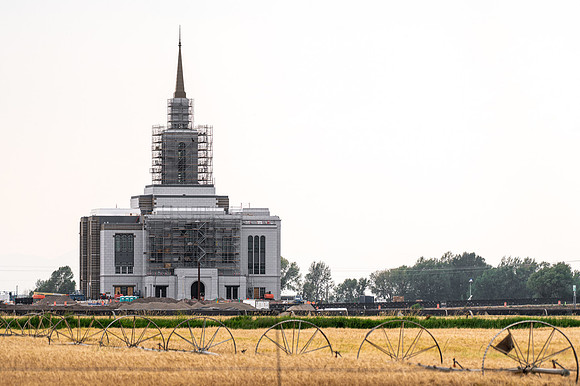 Teton Temple Construction - July 2026