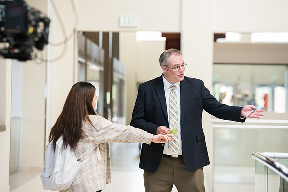 BYU-Idaho Devotional Promotional Video. Arnold Thiebaud Interacting with students. Spring Semester