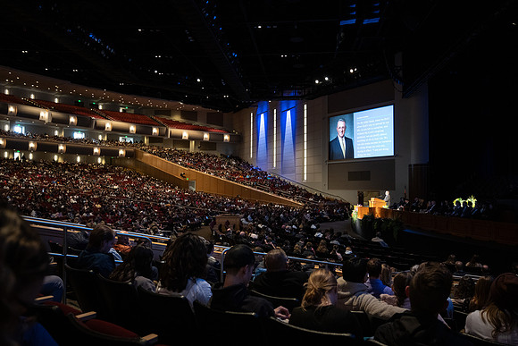 Devotional with Marc Stewart, BYU-daho Budget Officer.
