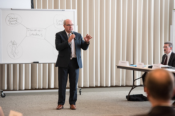 Lead by President Clark G. Gilbert, the council consists of the executive office and key administrators from across the campus. The purpose is to share information about key initiatives under way at t