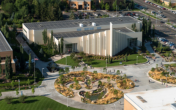 Aerial photos of BYU-Idaho Campus