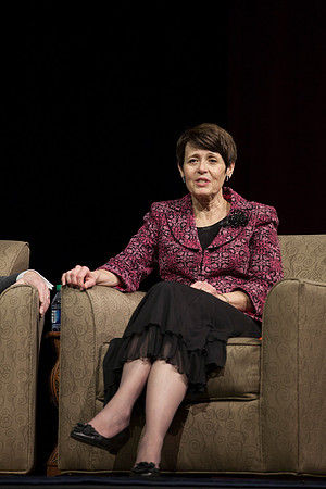 Sister Bednar speaks during Date Night with the married students at BYU-Idaho.