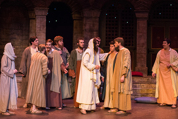 The first Dress Rehearsal for Christ the Lord-Our True Light by the BYU-Idaho Theater Department. Photo by Erik Hill.
