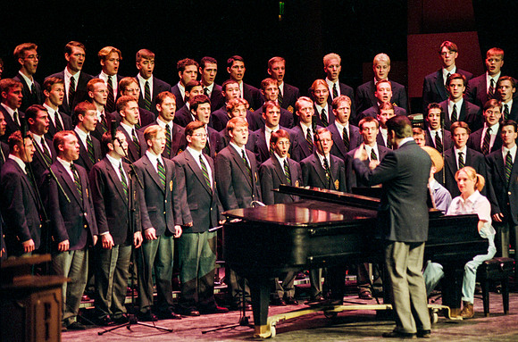 The Choir singing at President Bendar's Inauguration