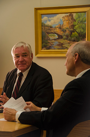 Faculty Members at a Communications Department Meeting