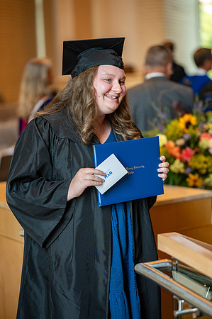 Graduates during convocation for the College of Language and Letters.