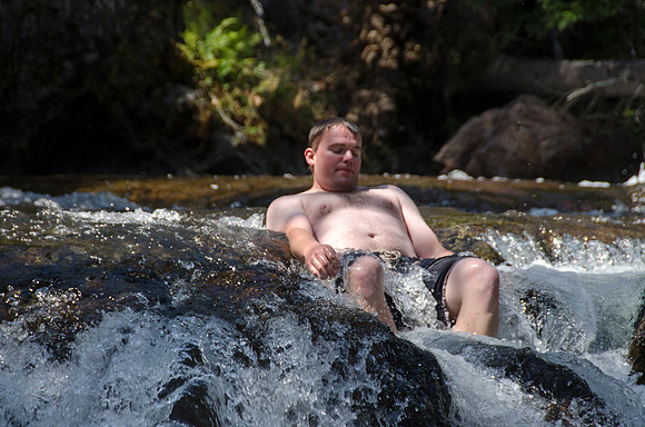 Union Falls Hike: A 17 mile hike round trip and you cross the river 4 times each way.  A very rewarding hike with a beautiful view of Union Falls. Then the real joy is to jump into Ouzel Pool which is