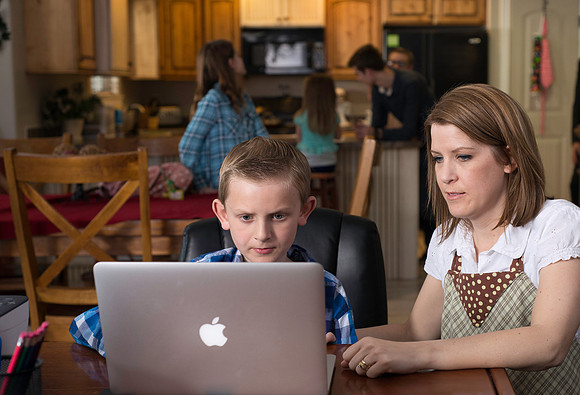 The Nathan and JanaLee Meeker family video production to promote BYU-Idaho online instuctors.