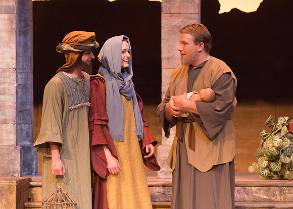 The first Dress Rehearsal for Christ the Lord-Our True Light by the BYU-Idaho Theater Department. Photo by Erik Hill.