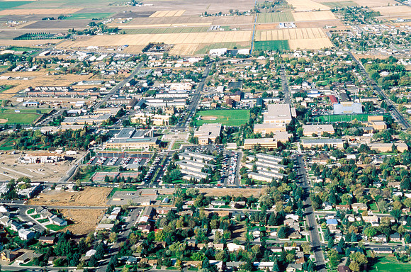 Aerial Photos of Ricks Campus and the surrounding area.