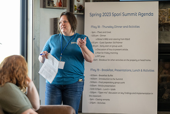 BYU-Idaho faculty get a chance to learn better teaching practices from each other in a more relaxed environment.