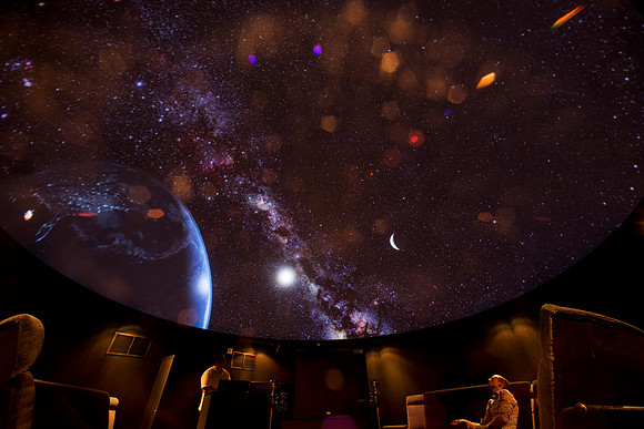 The BYU-Idaho Physics Department Planetarium housed in the George S. Romney Building.  BYU-Idaho Photo by Michael Lewis