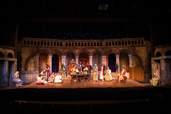 The first Dress Rehearsal for Christ the Lord-Our True Light by the BYU-Idaho Theater Department. Photo by Erik Hill.
