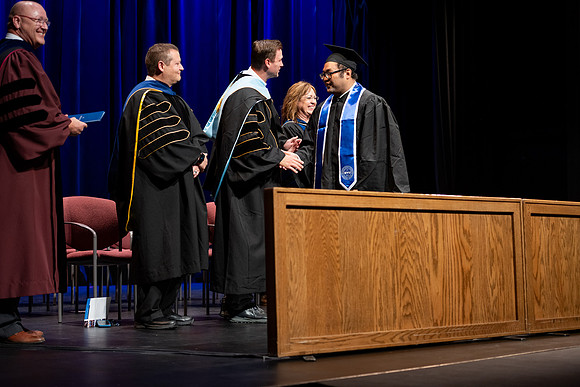 Graduates during convocation for the College of Academic Success & Interdisciplinary Studies.