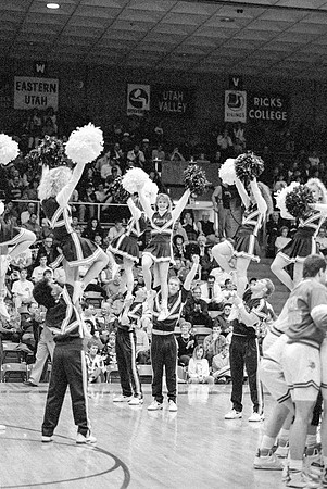 The spirit team performing a dance number