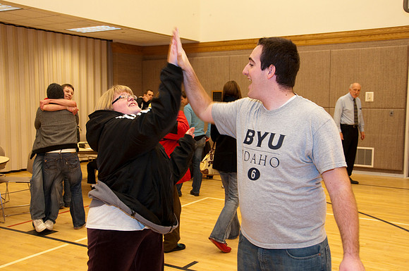 Adaptive Physical Education instructor Bob Christensen