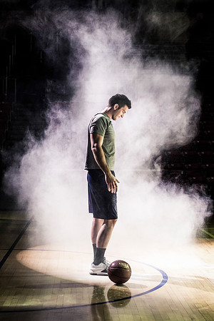 Tyler Clay directs the Slam Dunk Promo Video with Cameron Olsen, previous slam dunk winner.