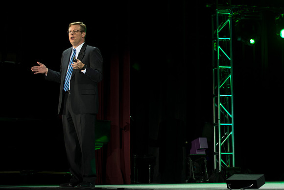 Dr. Clark G. Gilbert, President of BYU-Idaho, speaks at Power to Become.