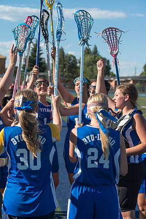 BYU-Idaho competitive sports, Women's Lacrosse Championship at the stadium.  BYU-Idaho photo by Michael Lewis