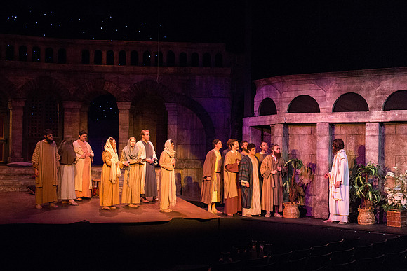 The first Dress Rehearsal for Christ the Lord-Our True Light by the BYU-Idaho Theater Department. Photo by Erik Hill.