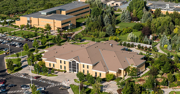 Aerial photos of BYU-Idaho Campus