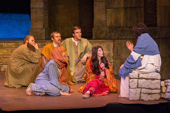 The first Dress Rehearsal for Christ the Lord-Our True Light by the BYU-Idaho Theater Department. Photo by Erik Hill.