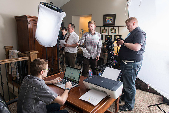 The Nathan and JanaLee Meeker family video production to promote BYU-Idaho online instuctors.