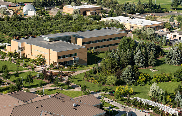 Aerial photos of BYU-Idaho Campus
