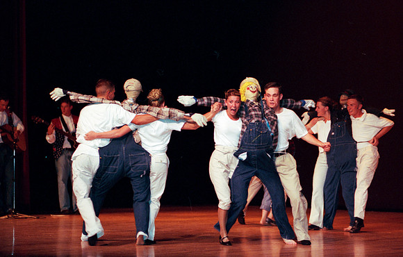 Folk Dance team performs at Ricks College.