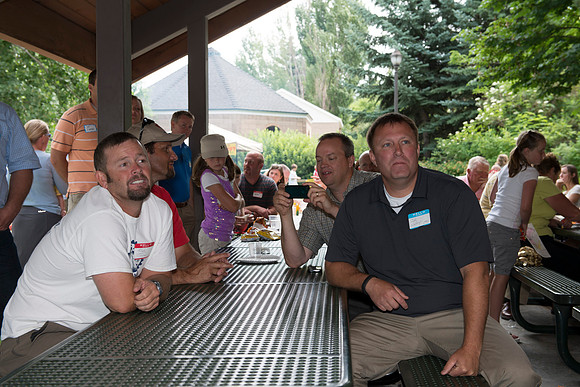 Wrestling reunion for Coach Bob Christensen.