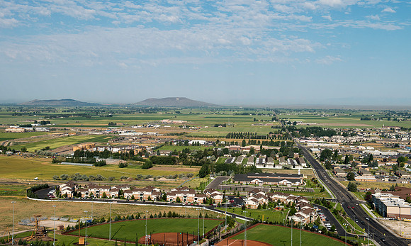 Aerial photos of BYU-Idaho Campus